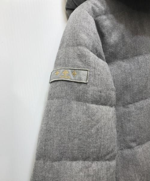 TATRAS（タトラス）TATRAS (タトラス) TOMORROW LAND (トゥモローランド) 別注 POLITEAMA / ウールダウンコート グレー サイズ:02の古着・服飾アイテム