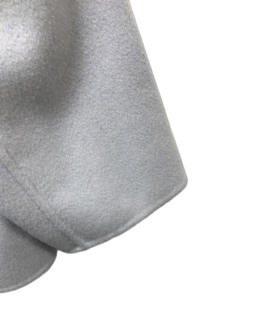 BALLSEY（ボールジィ）BALLSEY (ボールジィ) プレミアムウールリバー オープンカラーショートコート スカイブルー サイズ:34の古着・服飾アイテム