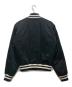maison kitsune (メゾンキツネ) フォックスヘッドサテンテディボンバージャケット / スタジャン / LW02104WW0093 ブラック サイズ:S：22000円