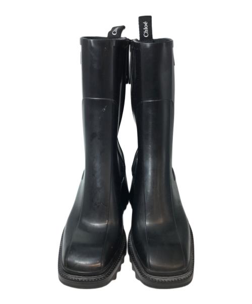 Chloe（クロエ）Chloe (クロエ) BETTYレインブーツ　CHC19W239G800136W ブラック サイズ:36の古着・服飾アイテム