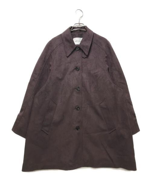 LOWCLASSIC（ロウクラシック）lowclassic (ロウクラシック) フェイクスウェードコート / 韓国ブランド / LW243CT01 パープル サイズ:Sの古着・服飾アイテム