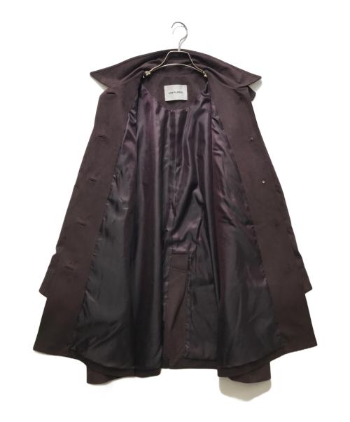 LOWCLASSIC（ロウクラシック）lowclassic (ロウクラシック) フェイクスウェードコート / 韓国ブランド / LW243CT01 パープル サイズ:Sの古着・服飾アイテム