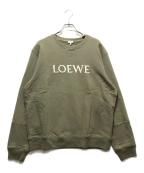 LOEWEロエベ）の古着「エンブロイダリー スウェットシャツ H526Y24J26」｜カーキ