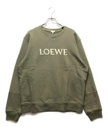 LOEWE（ロエベ）の古着「エンブロイダリー スウェットシャツ H526Y24J26」｜カーキ