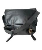 CCUシーシーユー）の古着「FLAP SHOULDER BAG/フラップショルダーバッグ」｜ブラック