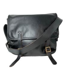 CCU（シーシーユー）の古着「FLAP SHOULDER BAG/フラップショルダーバッグ」｜ブラック