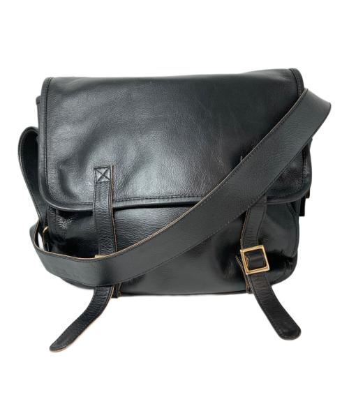 CCU（シーシーユー）CCU (シーシーユー) FLAP SHOULDER BAG/フラップショルダーバッグ ブラックの古着・服飾アイテム