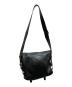 CCU (シーシーユー) FLAP SHOULDER BAG/フラップショルダーバッグ ブラック：25000円