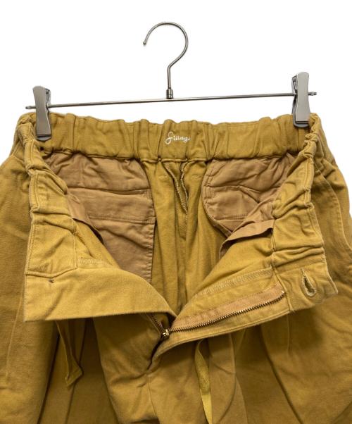 sillage（シアージ）Sillage (シアージ) フレンチテリー サーキュラーパンツ ブラウン サイズ:FREEの古着・服飾アイテム