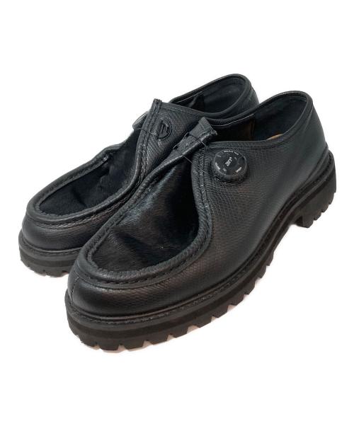 sillage（シアージ）Sillage (シアージ) ハラコ切替 チロリアンシューズ / chaussure de marche black ponyhair　vibramソール　252PG0008SLG ブラック サイズ:44の古着・服飾アイテム