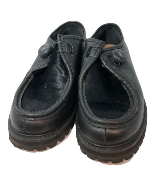 sillage（シアージ）Sillage (シアージ) ハラコ切替 チロリアンシューズ / chaussure de marche black ponyhair　vibramソール　252PG0008SLG ブラック サイズ:44の古着・服飾アイテム