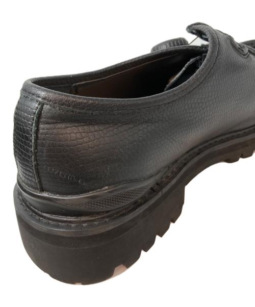 sillage（シアージ）Sillage (シアージ) ハラコ切替 チロリアンシューズ / chaussure de marche black ponyhair　vibramソール　252PG0008SLG ブラック サイズ:44の古着・服飾アイテム