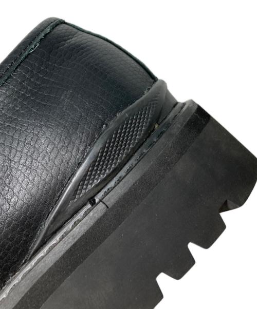 sillage（シアージ）Sillage (シアージ) ハラコ切替 チロリアンシューズ / chaussure de marche black ponyhair　vibramソール　252PG0008SLG ブラック サイズ:44の古着・服飾アイテム