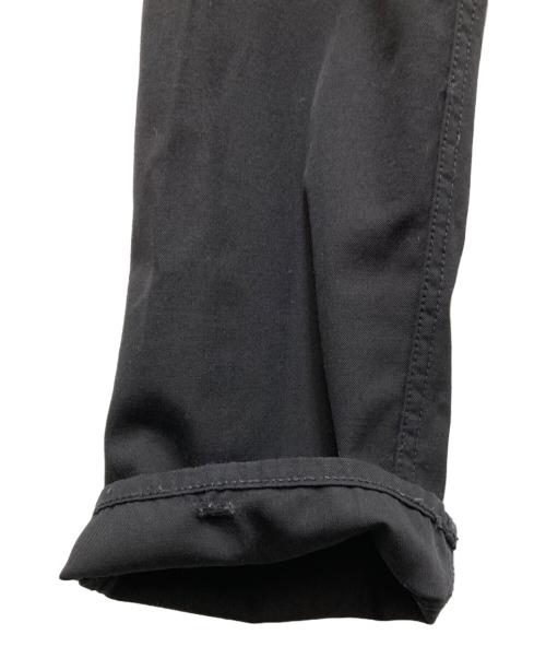 JUNYA WATANABE COMME des GARCONS MAN PINK（ジュンヤワタナベ コムデギャルソンマン ピンク）JUNYA WATANABE COMME des GARCONS MAN PINK (ジュンヤワタナベ コムデギャルソンマン ピンク) スタッズライン ウールストレートパンツ　07AW　WT-P020 ブラック サイズ:Mの古着・服飾アイテム