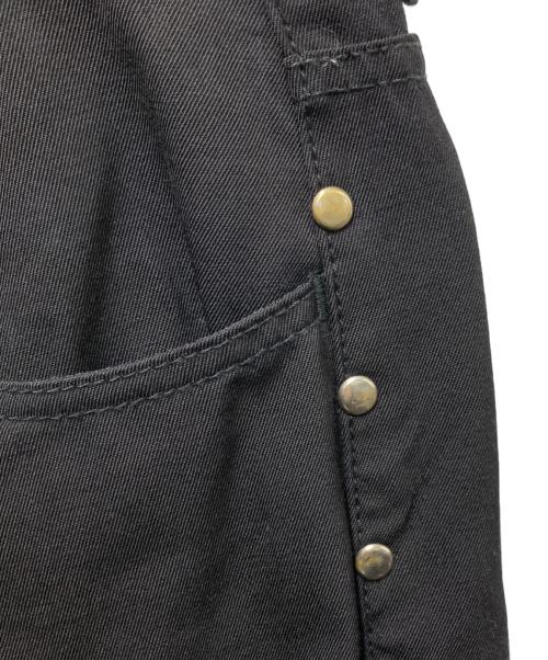 JUNYA WATANABE COMME des GARCONS MAN PINK（ジュンヤワタナベ コムデギャルソンマン ピンク）JUNYA WATANABE COMME des GARCONS MAN PINK (ジュンヤワタナベ コムデギャルソンマン ピンク) スタッズライン ウールストレートパンツ　07AW　WT-P020 ブラック サイズ:Mの古着・服飾アイテム