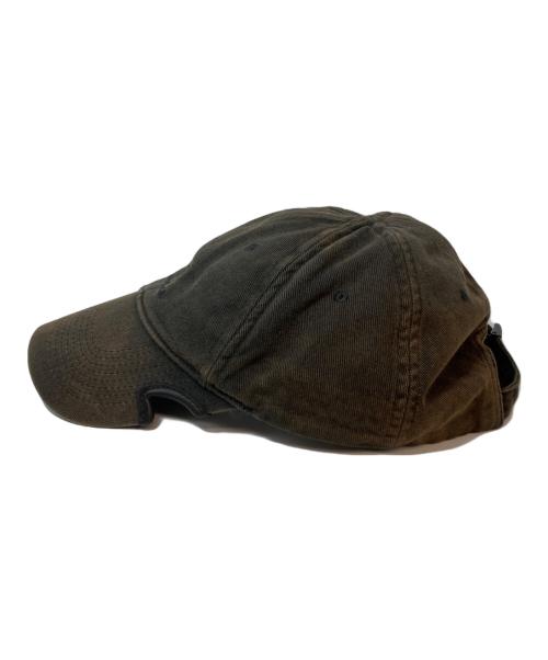 BALENCIAGA（バレンシアガ）BALENCIAGA (バレンシアガ) HAT NOTCHED VISOR CO CAP/ハットノッチバイザーキャップ ブラックの古着・服飾アイテム