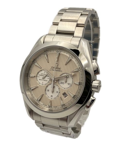 OMEGA（オメガ）OMEGA (オメガ) シーマスター アクアテラ クロノグラフ ベージュ サイズ:44mmの古着・服飾アイテム