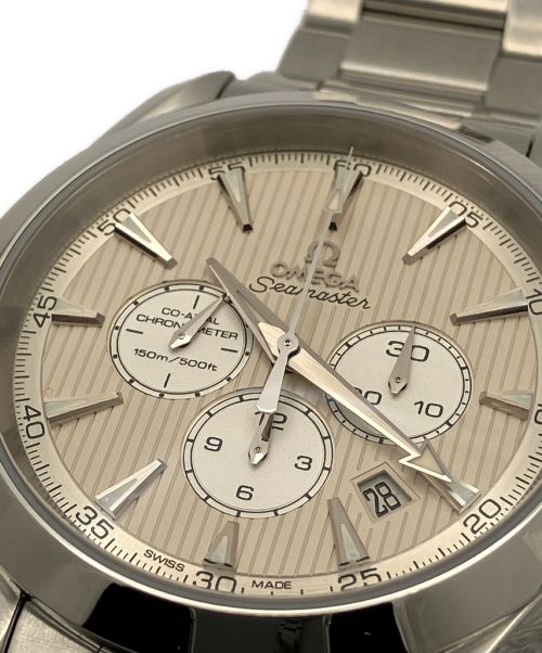 OMEGA（オメガ）OMEGA (オメガ) シーマスター アクアテラ クロノグラフ ベージュ サイズ:44mmの古着・服飾アイテム