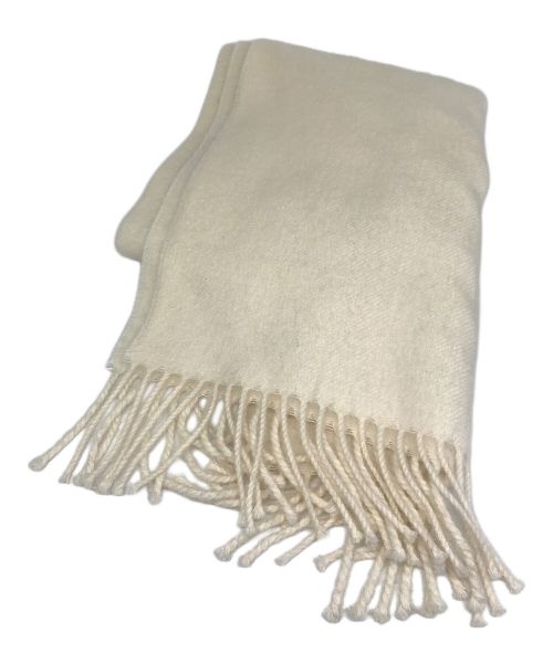 THE INOUE BROTHERS（イノウエブラザーズ）THE INOUE BROTHERS (イノウエブラザーズ) ベビーアルパカマフラー アイボリーの古着・服飾アイテム