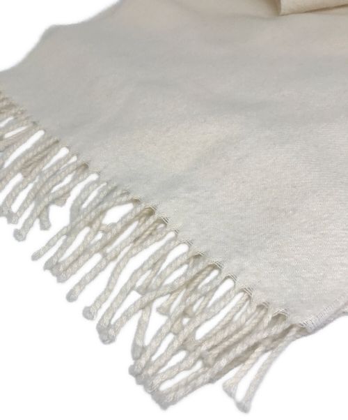 THE INOUE BROTHERS（イノウエブラザーズ）THE INOUE BROTHERS (イノウエブラザーズ) ベビーアルパカマフラー アイボリーの古着・服飾アイテム