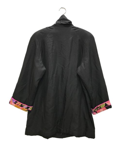 LEONARD（レオナール）LEONARD (レオナール) シルク中綿コート ブラック サイズ:11Rの古着・服飾アイテム