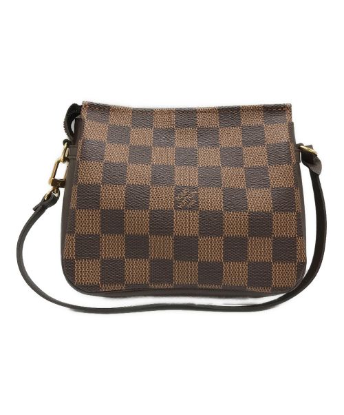 LOUIS VUITTON（ルイ ヴィトン）LOUIS VUITTON (ルイ ヴィトン) トゥルース・メイクアップ/ポーチ/ダミエ/N51982 ブラウンの古着・服飾アイテム