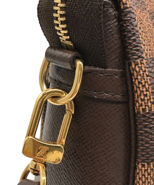 LOUIS VUITTON（ルイ ヴィトン）LOUIS VUITTON (ルイ ヴィトン) トゥルース・メイクアップ/ポーチ/ダミエ/N51982 ブラウンの古着・服飾アイテム