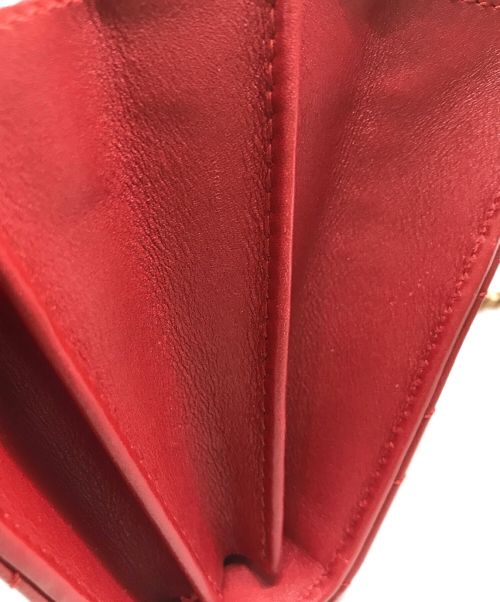 GUCCI（グッチ）GUCCI (グッチ) GGマーモント チェーンウォレット ショルダーバッグ/	474575 レッドの古着・服飾アイテム