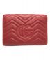 GUCCI (グッチ) GGマーモント チェーンウォレット ショルダーバッグ/	474575 レッド：86000円