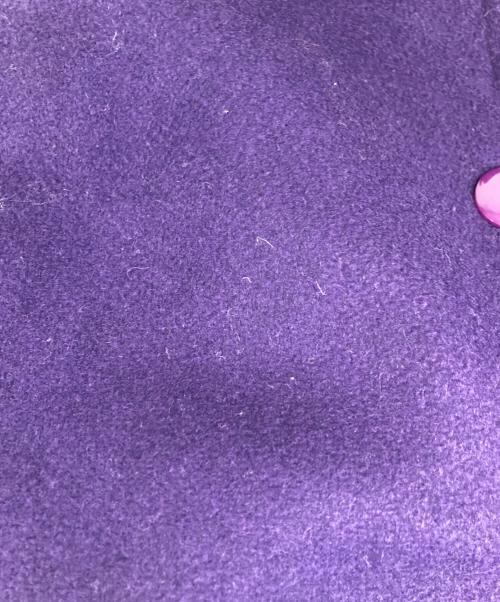 skookum（スクーカム）SKOOKUM (スクーカム) レザー切替スタジャン パープル サイズ:34の古着・服飾アイテム