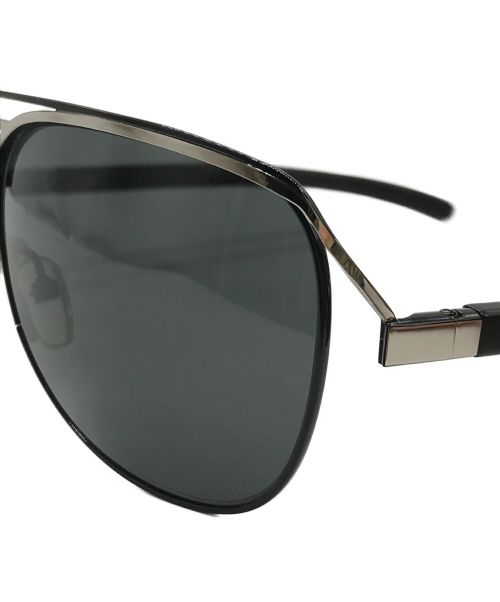 ALEXANDER McQUEEN（アレキサンダーマックイーン）ALEXANDER McQUEEN (アレキサンダーマックイーン) サングラス ブラック サイズ:62□13の古着・服飾アイテム