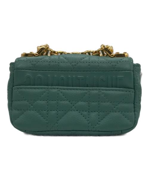Christian Dior（クリスチャン ディオール）Christian Dior (クリスチャン ディオール) カロ マイクロ  ショルダーバッグ/S2022UWHC グリーンの古着・服飾アイテム