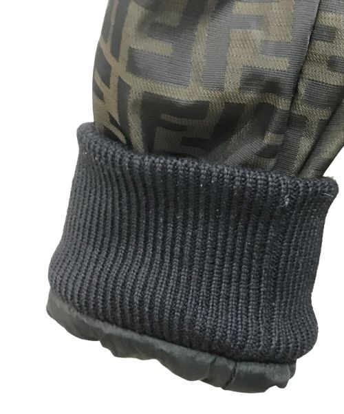 FENDI（フェンディ）FENDI (フェンディ) ズッカ柄ナイロンジャケット ブラウン サイズ:50の古着・服飾アイテム