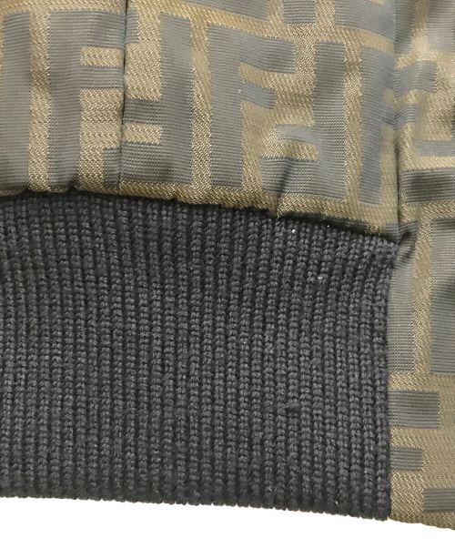 FENDI（フェンディ）FENDI (フェンディ) ズッカ柄ナイロンジャケット ブラウン サイズ:50の古着・服飾アイテム