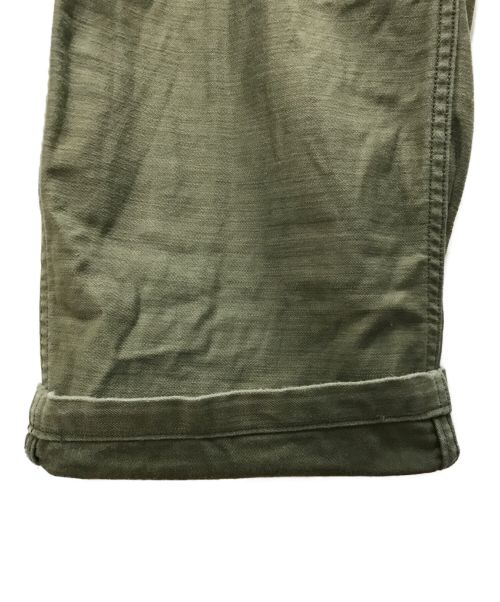 HYKE（ハイク）HYKE (ハイク) BACK SATIN BAKER PANTS カーキ サイズ:2の古着・服飾アイテム