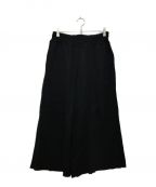 A-POC ABLE ISSEYMIYAKEエイポック エイブル イッセイ ミヤケ）の古着「ニットワイドパンツ」｜ブラック