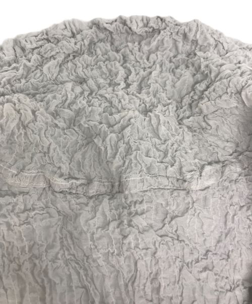 me ISSEY MIYAKE（ミーイッセイ ミヤケ）me ISSEY MIYAKE (ミーイッセイ ミヤケ) カリフラワーチェックノースリーブワンピース グレー サイズ:-の古着・服飾アイテム