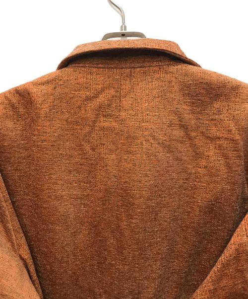 seyto（セイト）seyto (セイト) ジャガードセミダブルテーラードジャケット オレンジ サイズ:Ⅿの古着・服飾アイテム