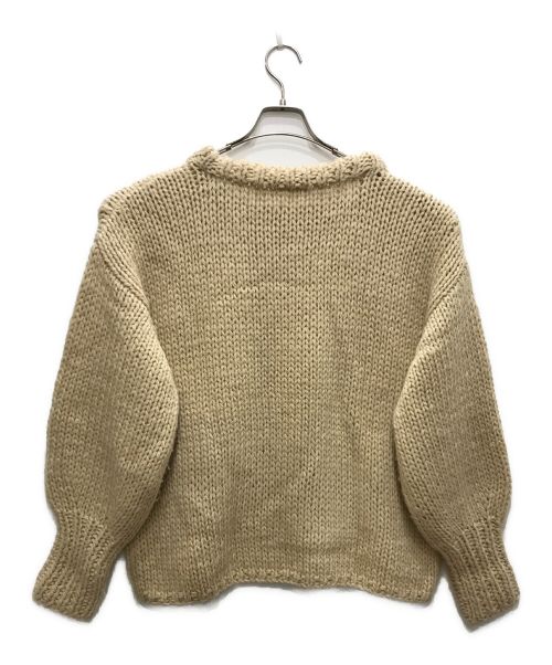 Uhr（ウーア）Uhr (ウーア) Low Gauge Loose Hand Knit アイボリー サイズ:FREEの古着・服飾アイテム