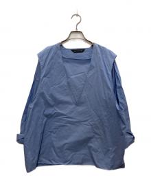 mizuiro-ind（ミズイロインド）の古着「ブラウス」｜ブルー