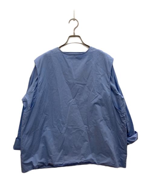 mizuiro-ind（ミズイロインド）mizuiro-ind (ミズイロインド) ブラウス ブルー サイズ:ーの古着・服飾アイテム