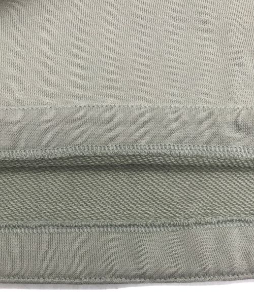 AURALEE（オーラリー）AURALEE (オーラリー) LIGHT FLOWYY ロングスリーブスウェット 黄緑の古着・服飾アイテム