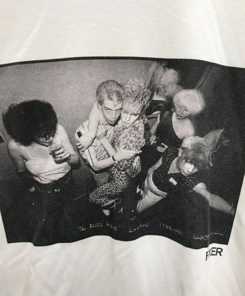 FIXER（フィクサー）FIXER (フィクサー) The BLITZ KIDS LONDON Photo Print T-shirt/ザブリッツキッズロンドンフォトプリントTシャツ ホワイト サイズ:Mの古着・服飾アイテム