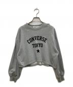 CONVERSE TOKYOコンバーストウキョウ）の古着「VOLUME SLEEVE LOGO SWEAT」｜グレー
