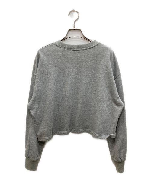 CONVERSE TOKYO（コンバーストウキョウ）CONVERSE TOKYO (コンバーストウキョウ) VOLUME SLEEVE LOGO SWEAT グレー サイズ:表記無の古着・服飾アイテム