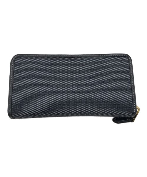 COACH（コーチ）COACH (コーチ) アコーディオン ジップ ウォレット ブルーの古着・服飾アイテム