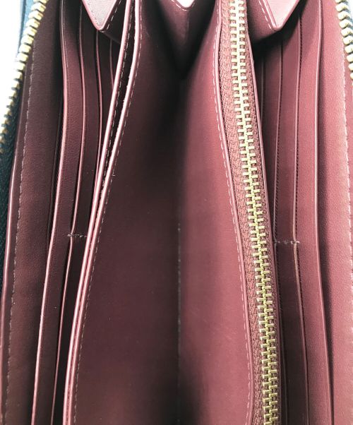 COACH（コーチ）COACH (コーチ) アコーディオン ジップ ウォレット ブルーの古着・服飾アイテム