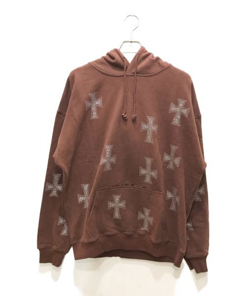 unknown（アンノーン）Unknown (アンノーン) プルオーバーパーカー ブラウン サイズ:XLの古着・服飾アイテム