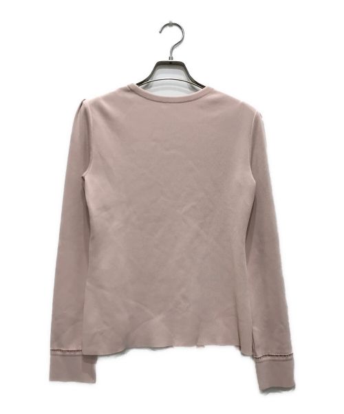 FOXEY（フォクシー）FOXEY (フォクシー) ロングスリーブカットソー ピンク サイズ:38の古着・服飾アイテム