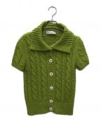 Fabiana Filippiファビアナフィリッピ）の古着「ニットカーディガン」｜グリーン